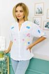 147193 Tas Detay Muslin Bluz